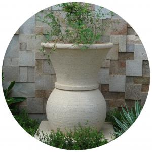China Garden Stone Flowerpot Water Pot supplier