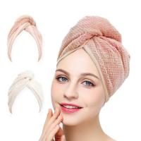 China Bamboo Quick Dry Hair Towel Wrap Super Absorbent 200GSM-400GSM on sale