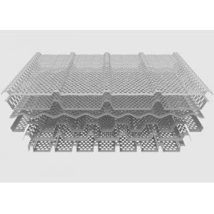 Corrugated Perforated Metal Panels Customized Arbitrary Patterns For Architectural Metal Panels