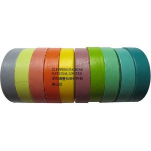 China 36mmx55m Masking Adhesive Tape , Pressure Sensitive Masking Tapes For Painting masking tape color supplier