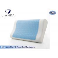 China Rectangle fibre white Cooling Gel Pillow Luxurious Premium Memory Foam on sale