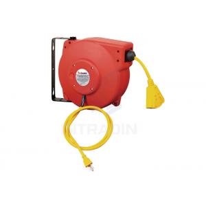 125V 16 ,14 Or 12 Gauge Electric Cable Reel Retractable For Indoor / Outdoor