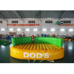 China Crazy UFO Boat Water Games Commerial Best 0.9mm PVC Inflatable Water Toy supplier