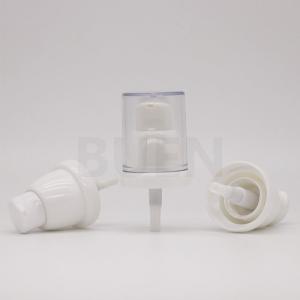 20mm White Arc Shoulder Plastic Treatment Pump With AS Transparent Half Cap