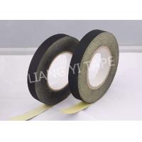 China Black / White Adhesive Cloth Tape , 105°C 0.18mm Heat Resistant Insulation Tape on sale
