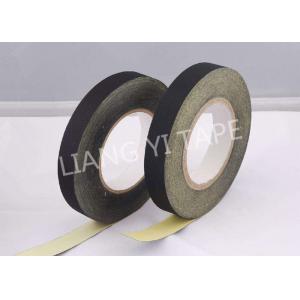 China Black / White Adhesive Cloth Tape , 105°C 0.18mm Heat Resistant Insulation Tape supplier