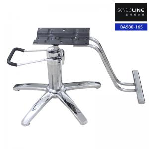 Beauty Salon Trim Barber Chair Accessories Chrome Plated Five Star Base