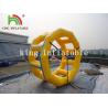 China cercle de jaune de bâche de PVC de 0.9mm/jouet gonflables eau de rouleau pour des jeux de l'eau d'amusement wholesale