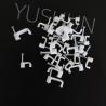 China Durable Using Various White or Black Color Plastic Flat or Cable Clips For wires wholesale