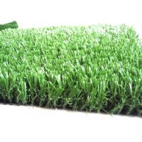 Grama artificial do mini futebol verde