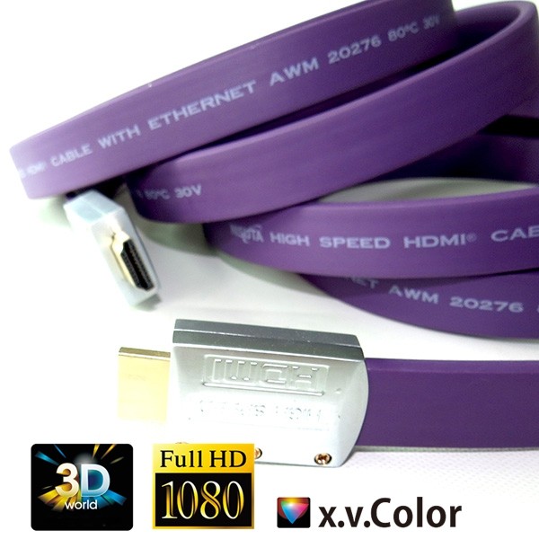 China 1.4V appui de câble à grande vitesse en métal HDMI 1080p, 3D, Ethernet supplier
