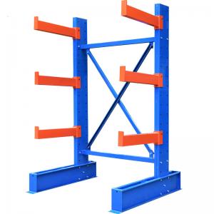 China 2000mm Height Cantilever Steel Storage Racks , 4 Layers Light Duty Cantilever Rack supplier