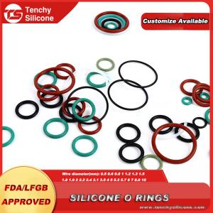China Oil Resistant Waterproof Food Grade Silicone Seal Ring for Machine and Devices supplier