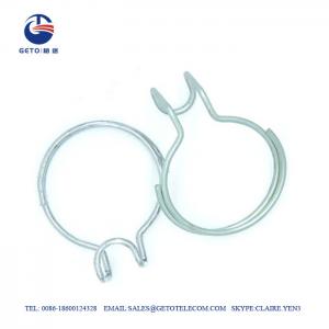 200N FTTH CMR ISO 9001 Fiber Drop Wire Clamp , Vertical Cable Management Rings