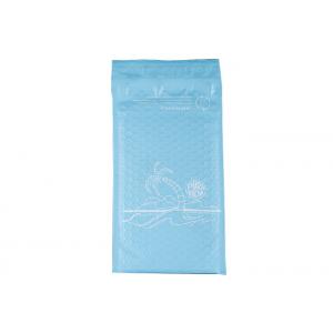 China Extruded LDPE Poly Bubble Mailers 4x8 Inch Lined Self Seal CMYK supplier