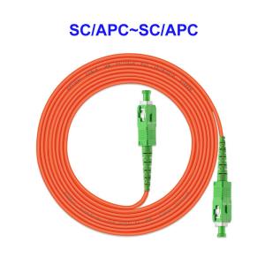 China OS2 SC multimodo APC do SC APC do núcleo do cabo de fibra ótica 1 para uma comunicação supplier