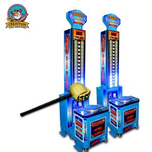 Hammer Coin Operated Game Machine Simulated Boxing Combine Sport And Entertainment