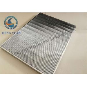 China Vee Wedge Wire Mesh Grids Panel , Stainless Steel Sieve Screen 0.7mm Slot Size supplier