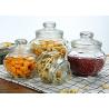 China Transparent Glass Food Storage Jars For Herb - Tea / Glass Cookie Jar wholesale