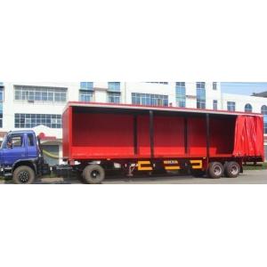Soft Trailer Tarpaulin Side Curtain Convenient Waterproof Easy To Open