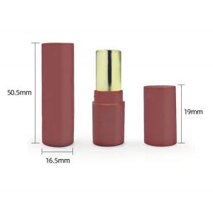 Cosmetic empty pantone color lipstick tube refillable lip balm container