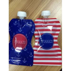 Leakproof  Reusable Baby Food Pouches with Bottom Double Zipper