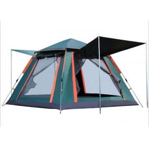 Water Resistant Outdoor Camping Tents PU2000MM 210T Polyester Tent Green