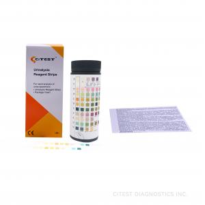 China Flexible Veterinary Testing Device Urinalysis Reagent Strips supplier