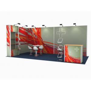 10 * 20 Ft Trade Show Exhibit Displays Aluminum Tube High Tension Fabric