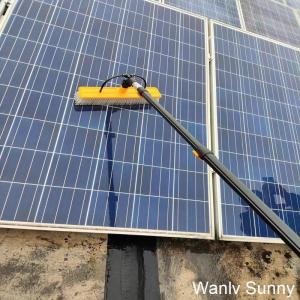簡単に利用できる太陽光発電システム 洗浄ブラシ 55cm 拡張ナイロンヘッドと手動スプレー