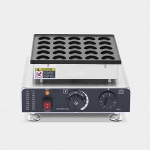 110V Commercial Waffle Maker Machine with Temperature Range of 50-300C and Compact Design
