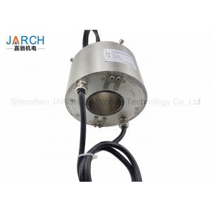 ID 60mm Waterproof Slip Ring S304 Stainless Steel Shaft Mounted 10 Circuits