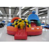 China Giant Inflatable Air Plane Children'S Bounce House , Fun City Outdoor Bounce House on sale