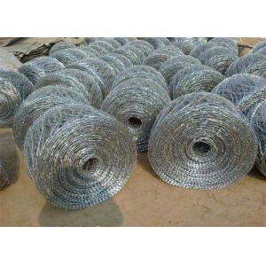China Concertina Razor  Spiral  Security Barbed Wire  Barrier  Off Road Flat Wrap supplier