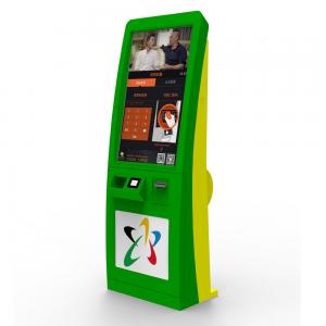 China 110-240V 50HZ / 60HZ Ticket Vending Kiosk With Card Reader 7x24 Hours Running supplier