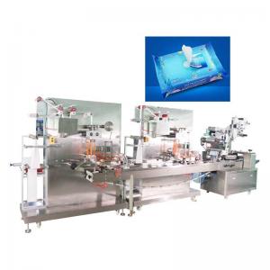 220V 50Hz High Speed Wet Tissue Packing Machine Stainless Steel Automatic