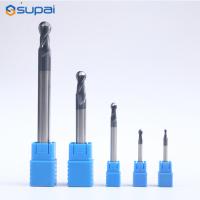 China CNC Carbide Ball Nose End Mill HRC50 For Spheroidal Graphite on sale