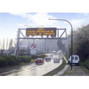 P10 outdoor electronic highway signs , full color highway sign boards