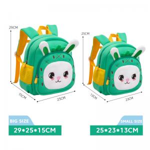 Monkey Neoprene Waterproof Kids Backpack 3D Cute Cartoon Anti Lost