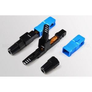 China SC Fast Connector 50MM FTTH Afl Quick Connectors Insertion Loss < 0.3 dB supplier