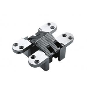 Iron Cross Concealed Cabinet Door Hinges Nickel Plated With Stainless Steel Bearing