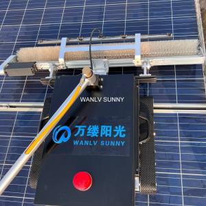 Commercial Solar Farm Owners' Electric Solar Panel Cleaning Robot Cold Water Cleaning