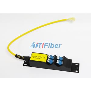 China 4 port Waterproof Fiber Optic Terminal Box for LC Duplex Fiber Adapter supplier