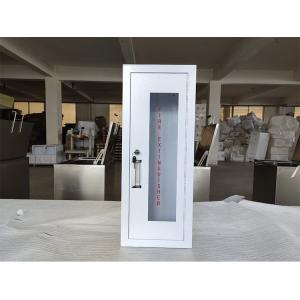 China Flush Mount Fire Extinguisher Box , Stainless Steel Fire Extinguisher Cabinets supplier