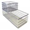 China High Strength Metal Sterilization Trays Wire Basket Stackable For Washing Processes wholesale