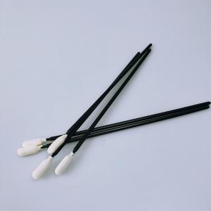 China Black Handle 6.6 Inch Foam Cleaning Swabs Clean Product Hard To Reach Place Clean supplier