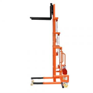 China 1 Ton 0.5 Ton Hand Pallet Stacker / Manual Forklift Electric Straddle Stacker supplier