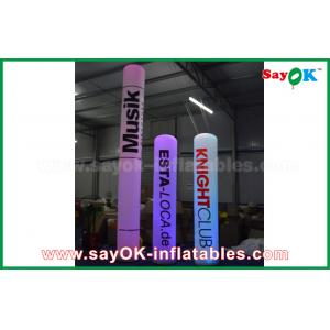 China Led Lighting Outdoor Inflatable Decorations Pillar For Event / Party / Wedding supplier