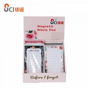 China Reusable Fridge Magnetic Memo Pad With Pen Custom Design ISO supplier