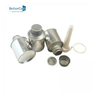 China 100ml Tin Can Packaging Round Empty Metal Tins For Glue Cement supplier